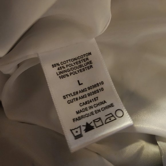 ABBIE MAGS Plaid Zip up Spring/Rain Coat Size Large - Picture 10 of 10